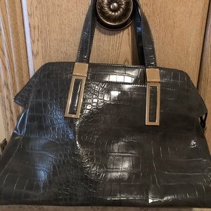 Ivanka Trump charcoal grey handbag